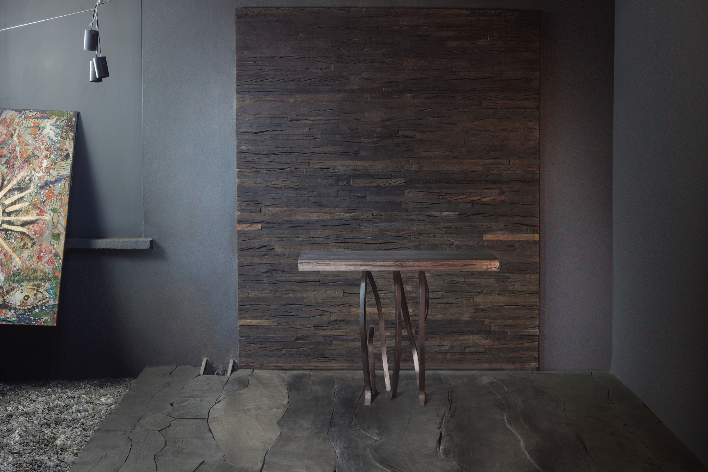 Piva Bog Oak Console - Image 2