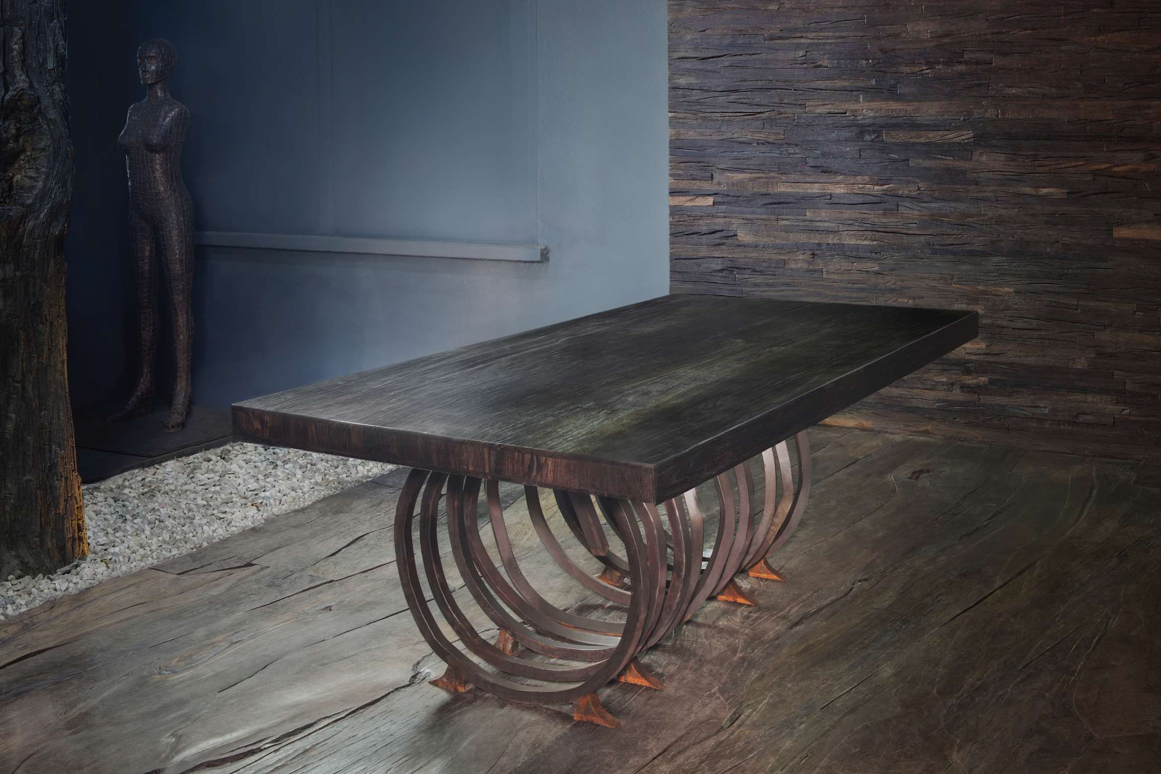 Nowitna Bog Oak Table - Image 3